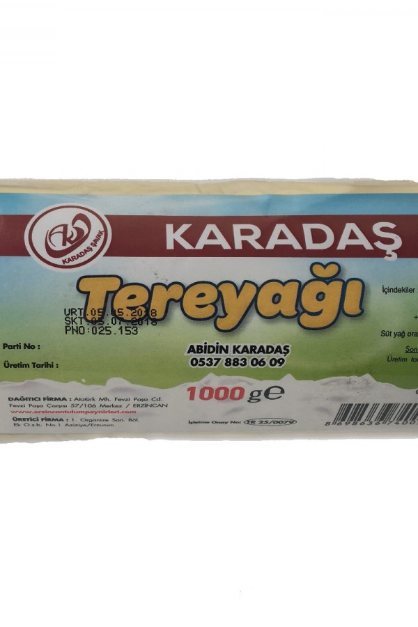 1 kg Karadaş Tereyağı