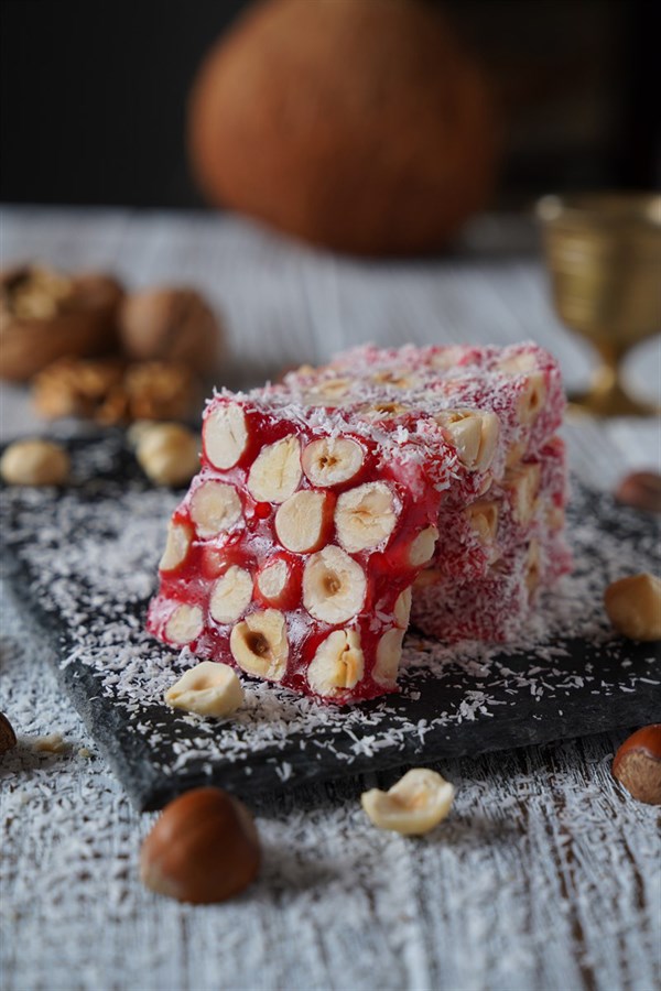 Çilekli Fındıklı Oskar Lokumu