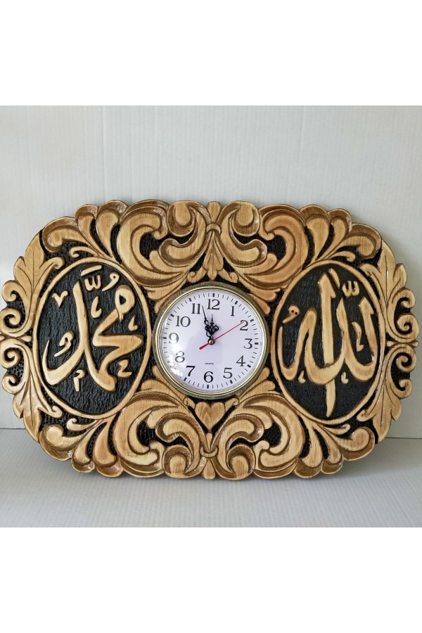 Hediyelik Ahşap Tablo Saat